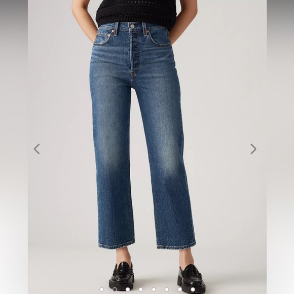 NWT Levi's® Premium RIBCAGE STRAIGHT ANKLE WOMEN'S JEANS 28x29 - Picture 1 of 9